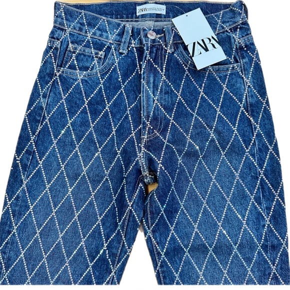Zara Jeans Zara Limited Edition Jewel Trf Jeans Poshmark